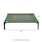 Pet Adobe Elevated Portable Pet Bed Cot-Style 30 in x24 in x7 in for Dogs and Small Pets, Indoor/Outdoor, Green 588609JJG - alternate 2